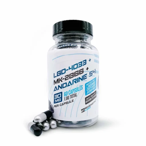 LGD-4033 + MK-2866 + Andarine S4 Combined Formulas 60 Capsules | Behemothlabz
