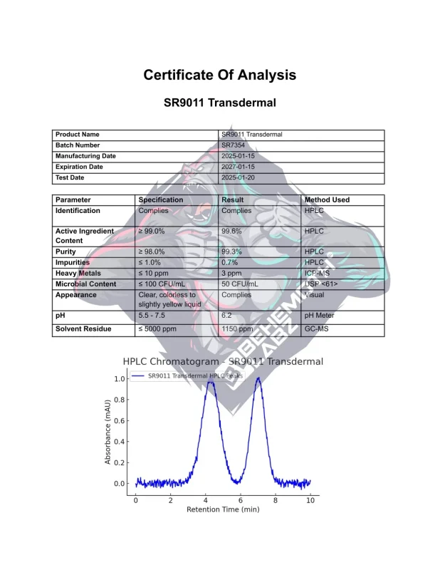 BEHEMOTH LABZ SR9011 Transdermal