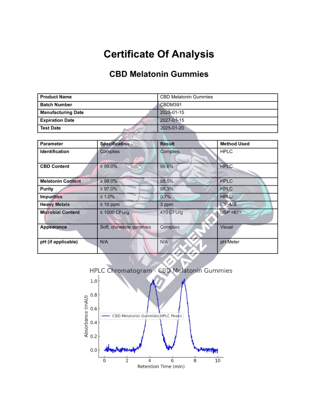 BEHEMOTH LABZ cbd melatonin gummies