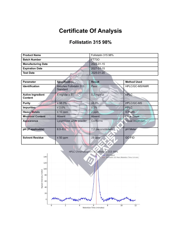 BEHEMOTH LABZ Follistatin 315 98%
