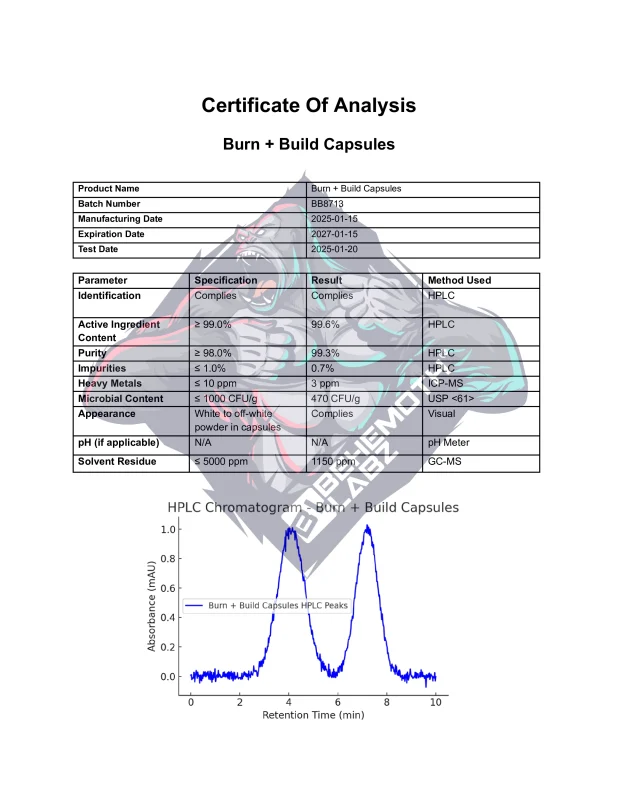 BEHEMOTH LABZ Burn + Build