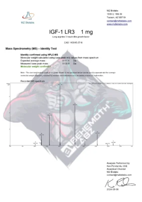 COA IGF-1 LR3 1mg