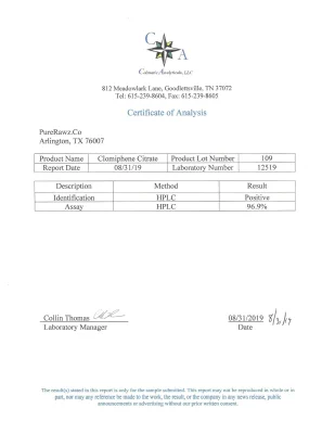 Clomiphene-Citrate | COA