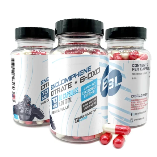 Enclomiphene Citrate + 6-OXO-70mg 30ct